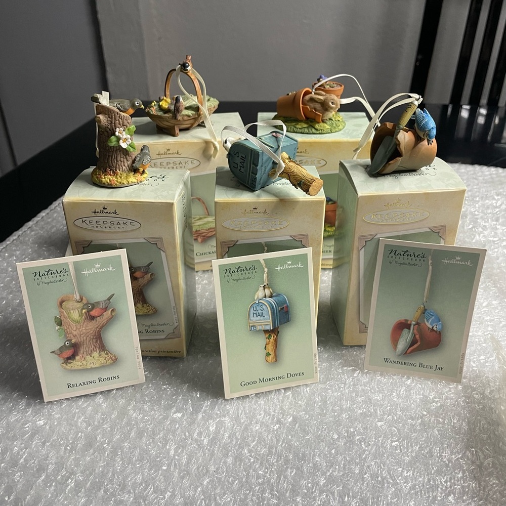 Hallmark Keepsake Ornaments Nature’s Sketchbook bundle - Picture 3 of 10
